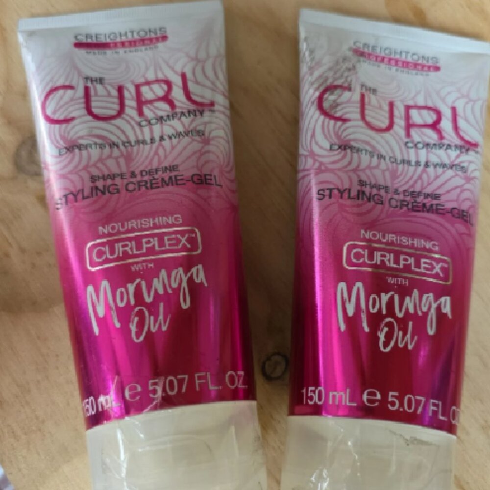 The curl company shape and define styling creme gel with moringa oil